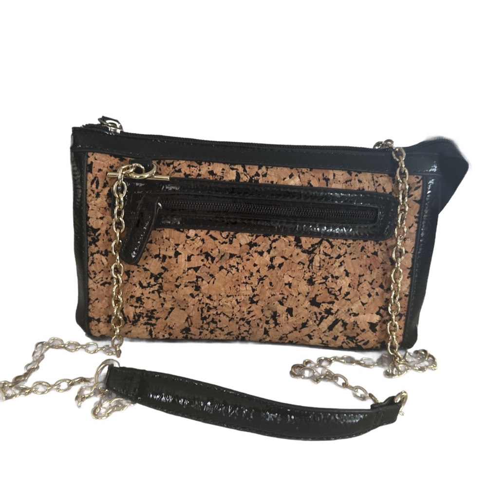 Sondra Roberts | Cork | Crossbody | Chain Strap Purse
